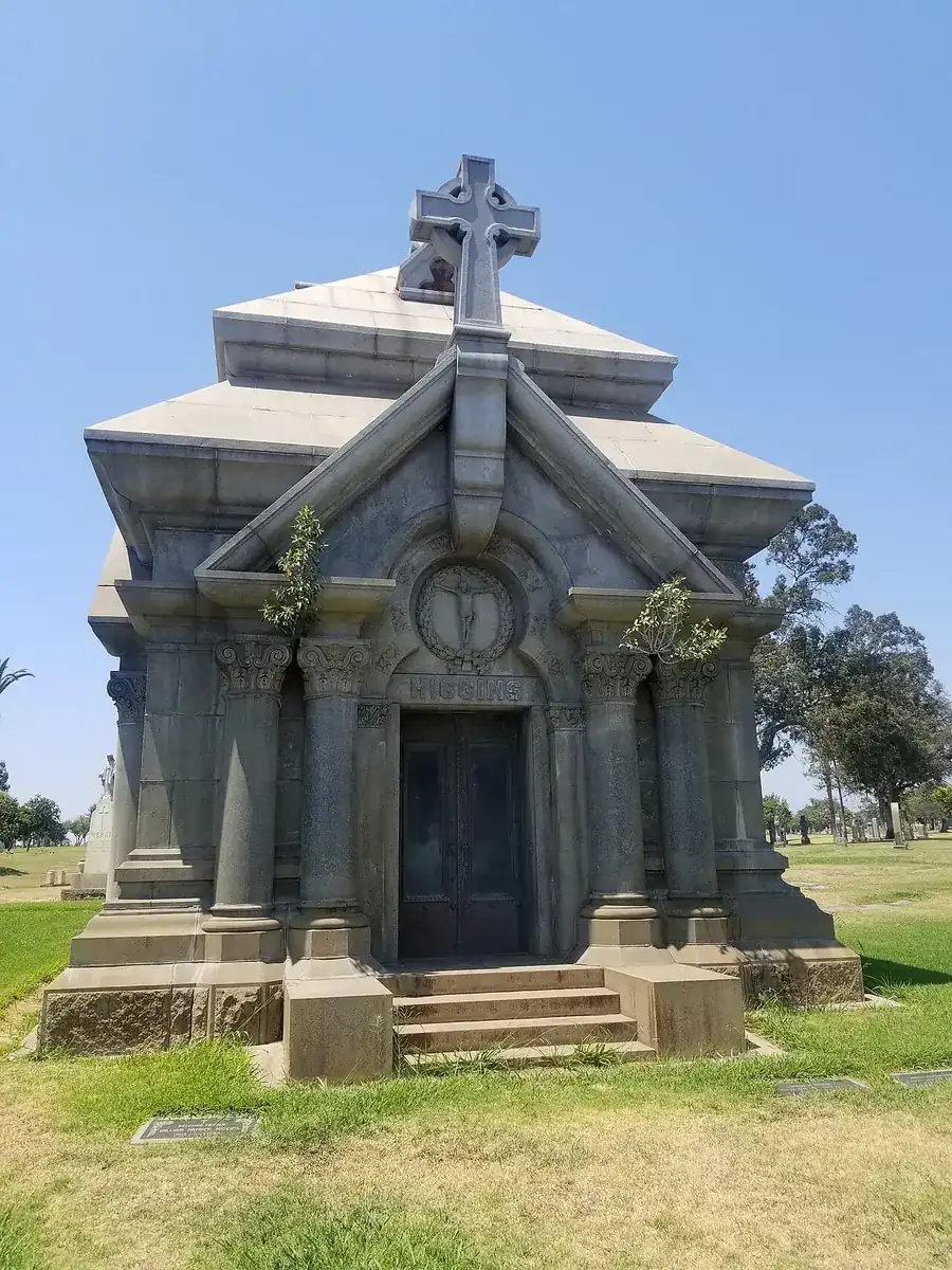 Higgins Mausoleum at Calvary Cemetery, East Los Angeles